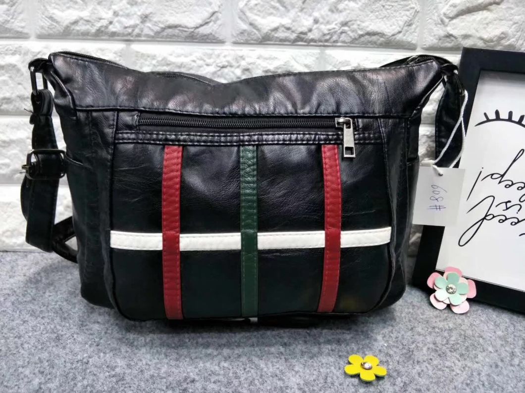 Wash PU Fashion Promotion Ladies Handbags New Designer Bags Designer Handbags (WDL0089)