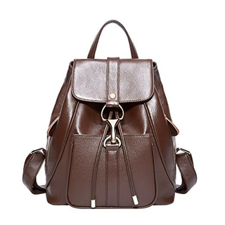 Simple Lady Promotional PU Leather Backpack Hot Sell High Quality Backpack School Student Backpack (WDL0552)