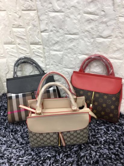 Women Bag Ladies Handbags Zippered Fashion Lady Handbag Promotion Ladies Bags Leather Handbags (WDL0098)