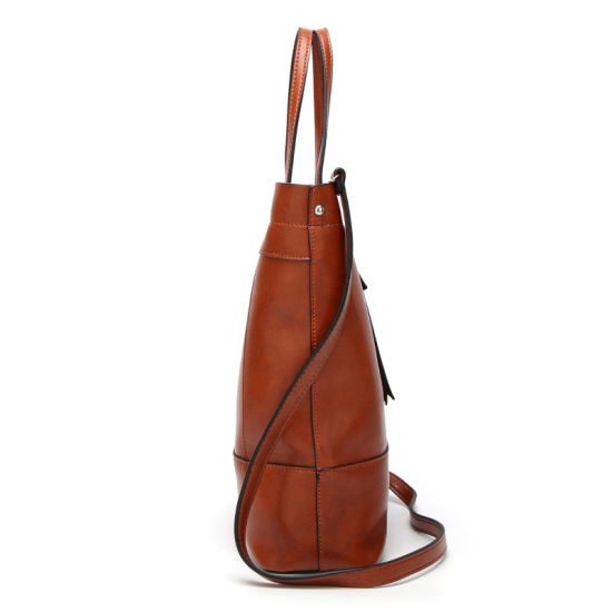 Elegant PU Shiling Handbags OEM/ODM Fashion Lady Mummy Bag (WDL0215)