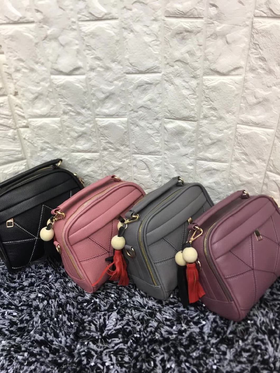 Tassel Women Fashionable Nice Designer Lady Handbag Shoulder Handbag Lady Handbag (WDL099)