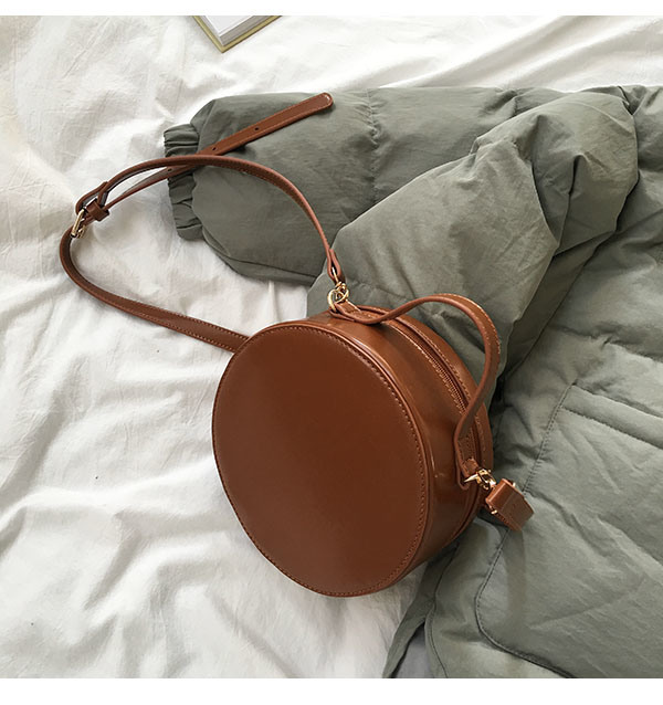 Round Ladies Handbags Fashion Designer Women Bag Promotional Bag Lady Hand Bag PU Leather Bags (WDL0364)