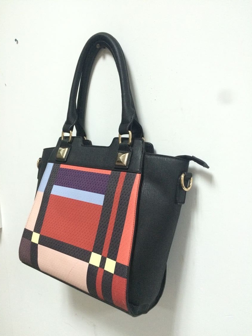 Ladies Handbag PU Leather Handbags Designer Handbags Tote Bag Woman Handbags Hot Sell Printing Handbag OEM/ODM Promotion Tote Bag Lady Handbags (WDL0183)