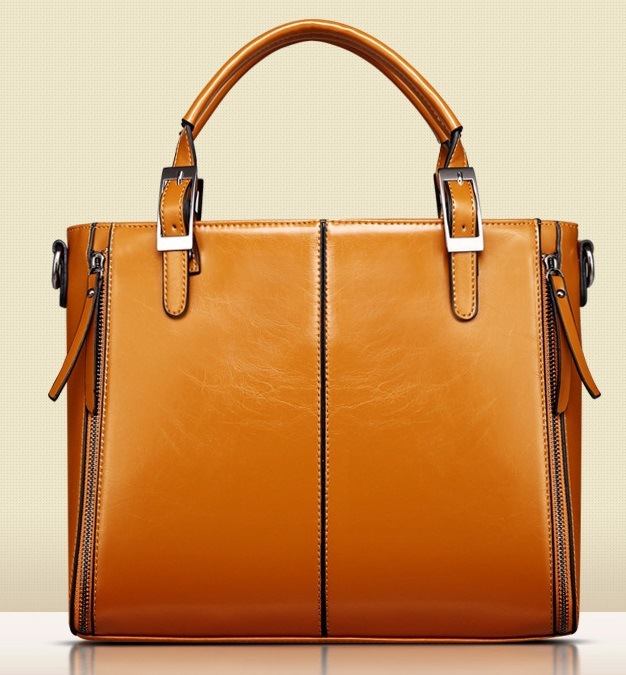 Zippered Elegant PU Shiling Handbags OEM/ODM Fashion Lady for Women (WDL0193)