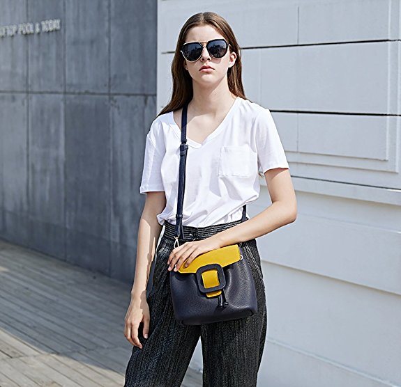 Fashion Lady Bucket Bag Lady Shoulder Handbag Women Bag Lady Shoulder Handbag 2018 Nice Deisgner Handbag PU Leather Bag (WDL0572)