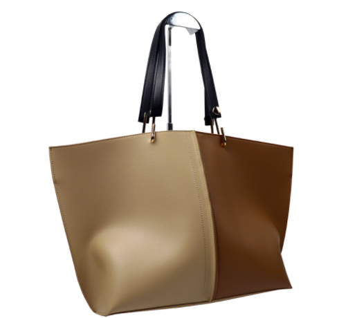Ladies Handbags Simple PU Leather Tote Bag Women Bags (WDL0989)