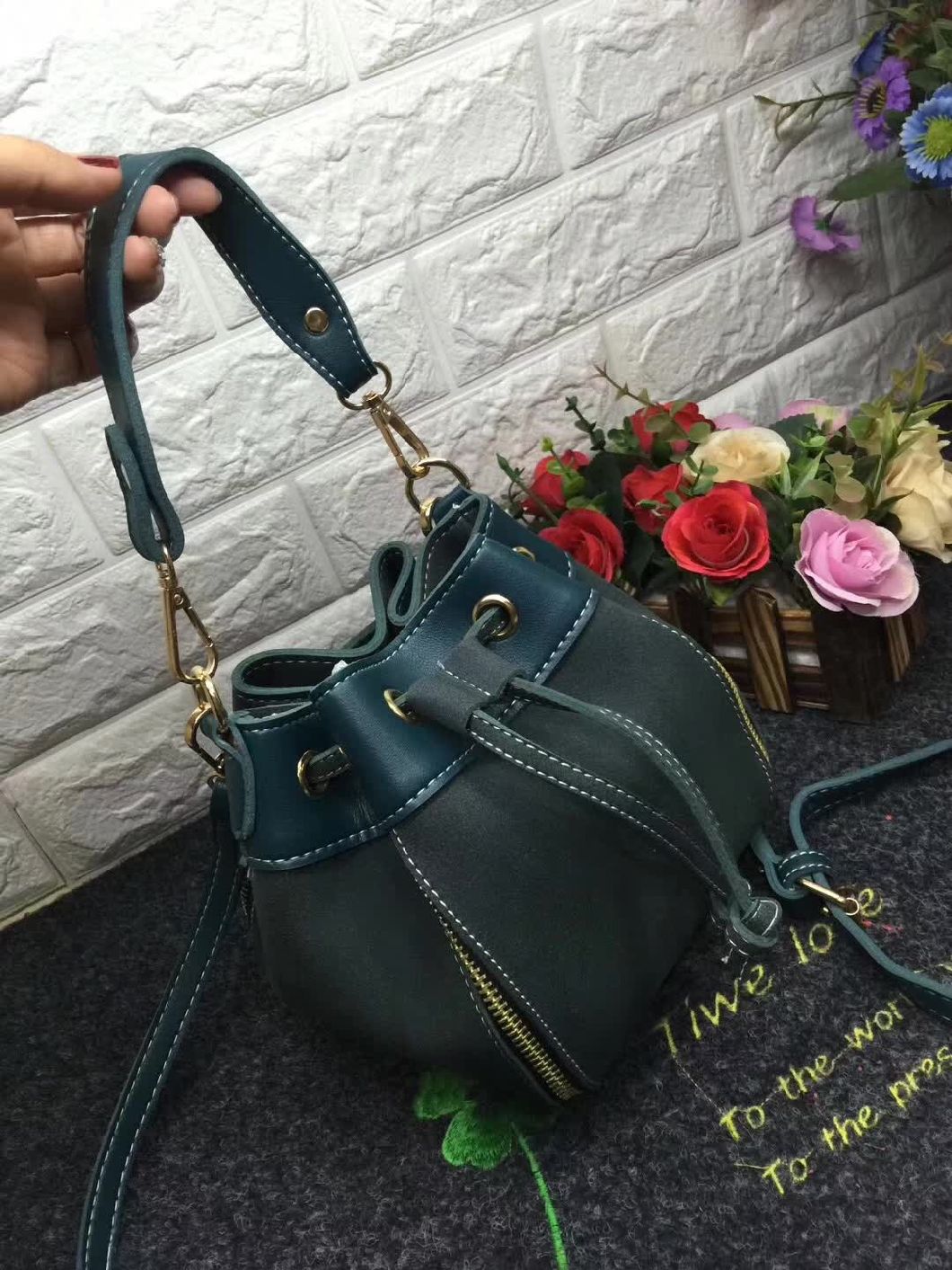 Fashion Bucket Bag, Lady Handbag, Nice Design with Good Price Bag Popular Lady Handbag (WDL0103)