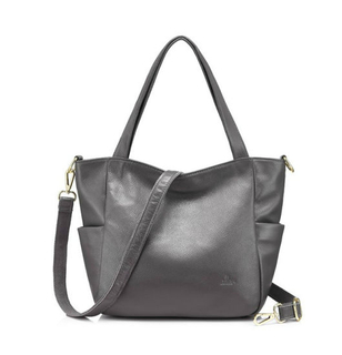 Classic Design PU Women Leather Shoulder Bags Large Tote Top-Handle Handbags (WDL0892)