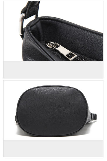 Lady Vintage Tassel PU Leather Women Bags Small Designer Bucket Bag (WDL0961)