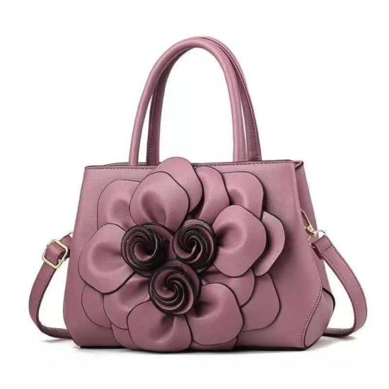 Lady Handbags Wholesale Fashion Handbags Leather Handbags Tote Bag Lady Handbag Woman Handbag Flower Bag (WDL014549)