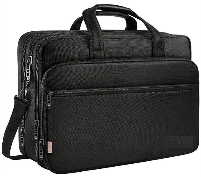 17 Inch Laptop Bag Travel Briefcase with Orjanizer Expandable Shoulder Bag Water Resisatant Business Message Briefcase (WDL01131)