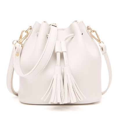 Handbags Bucket Bag Popular Lady Handbag Ladies Handbag Clutch Bag Tassel Decorated Flap PU Crossbody Bag (WDL01199)