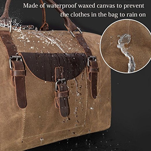 Fashion Canvas OEM Travel Bag Large Capacity Waterproof Durable Canvas Travel Outside Bag (WDL01072)