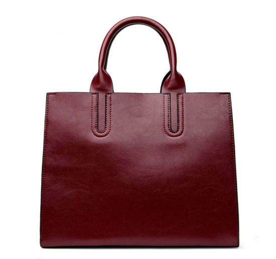 Promotional Ladies Handbags Women Bag Work Tote Chain Store Bag (WDL0704)