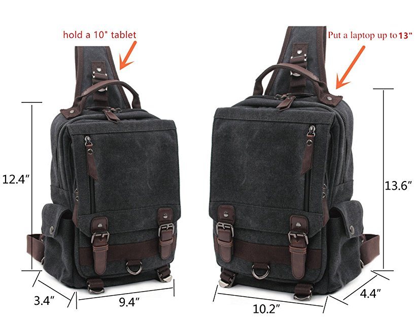 Canvas Lady Shoulder Bag and Backpack Classic Designer Popular Bags (WDL0314)