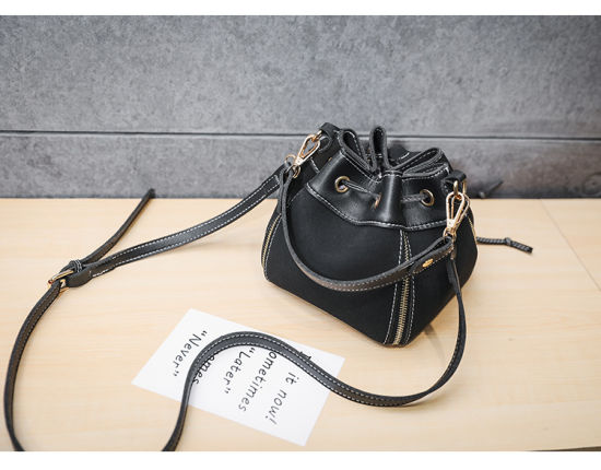Vintage Mini Bucket Bag Lady Handbags Women Bag Shoulder Bag (WDL0992)