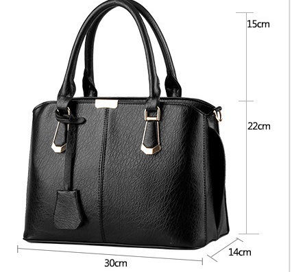 Business Lady Handbag Simple PU Leahter Hot Sell Nice Designer Handbag (WDL0188)