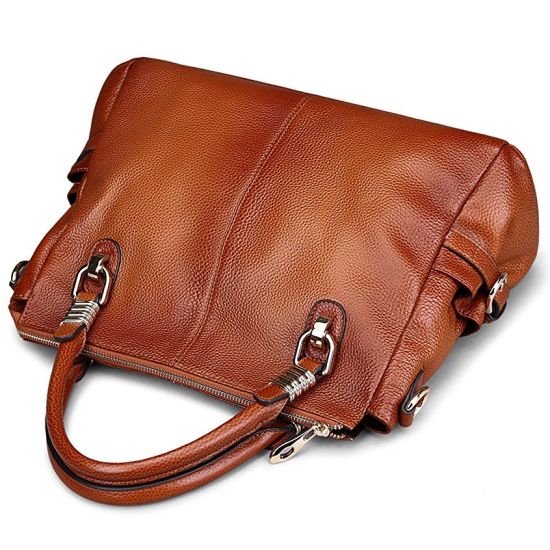Metal Decoration on Handle Fashion High Quality Hot Sell Designer Bag Lady Handbags (WDL0280)