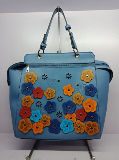 Lady Handbag 2018 Flower Handbags PU Leather Bag Lady Shoulder Handbag Fashion Handbag Designer Handbag (WDL0434)