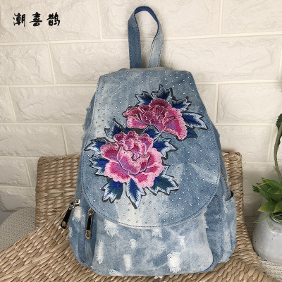 Canvas Backpack Canvas Bag Fashion Bags Women Bag Lady Canvas Bags Designer Bag (WDL01378)