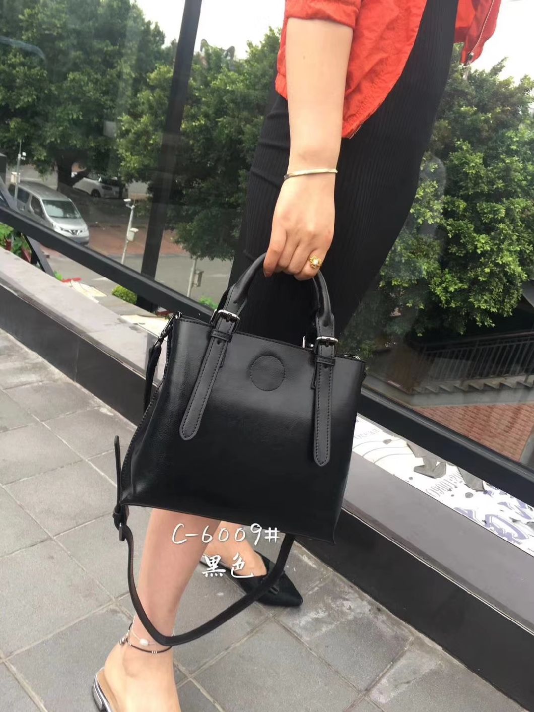 Lady Handbag Female Handbags PU Leather Handbag Fashionable Handbag Popular Lady Handbag Fashion Bag Ladies Bag (WDL01155)