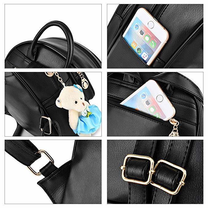 PU Leather Women Backpacks Lady Backpack Designer Backpack Fashion Bags (WDL014596)