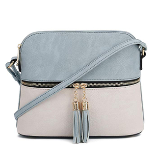 Color contrast styling bag for women
