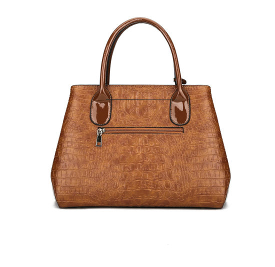 Ladies Bag Women Bag PU Leather Handbags Hand Bag (WDL0852)