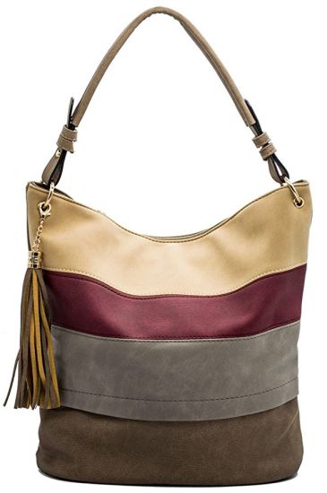 PU Strap Splicing Fashion Hot Sell Large Capacity Promotion Women Bag Popular Handbag (WDL0299)