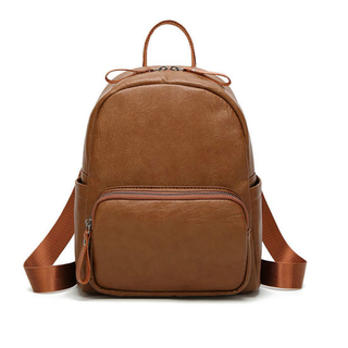 Mini Basic Lady Backpack PU Leather Daily Backpack (WDL0815)