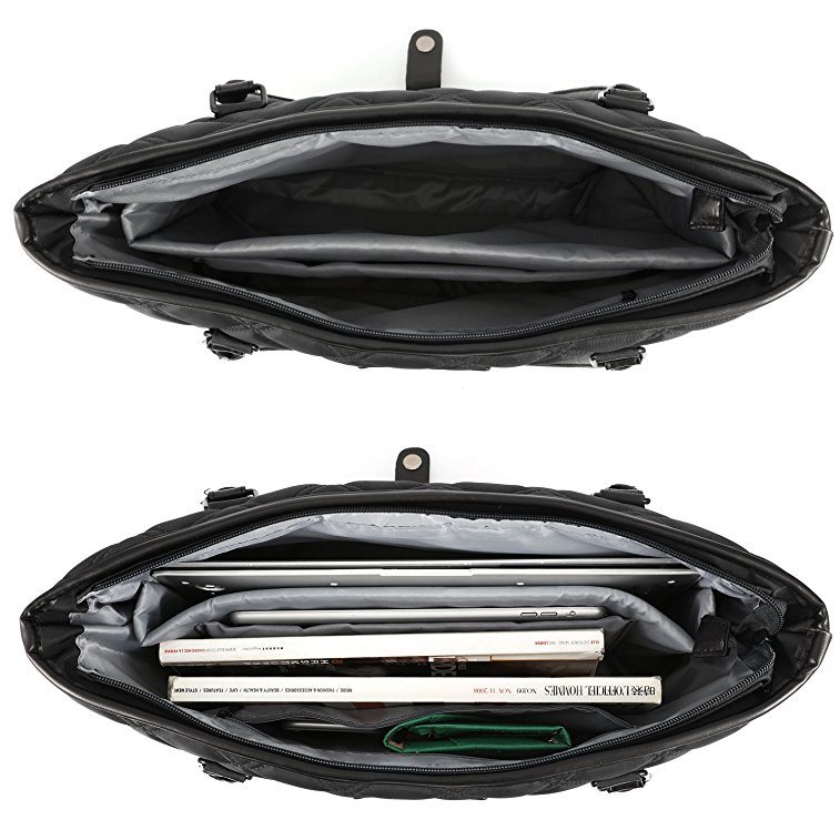 Stitching Fashion Lady Laptop Tote Shoulder Bag Mummy Bag Popular Handbag (WDL0329)