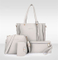 Women 4PCS Bag Set Solid PU Leather Designer Messenger (WDL0901)