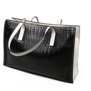 Lady PU Leather Tote Promotion Bag, Fashion Handbag