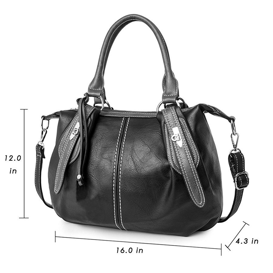 Contrast Stiching Color Fashion PU Lady Shoulder Bag Handbag Designer Handbag (WDL0284)