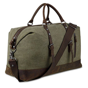 Canvas Travel Bag Big Capacity Durable Waterproof Travel Bag Fashion Canvas Handbag (WDL01070)