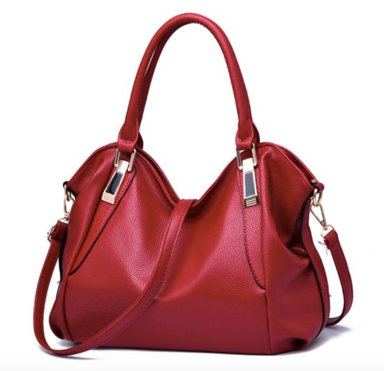 Hot Sell Ladies Handbags PU Leather Women Bag Lady Handbag Ol Work Bag Chain Store Bag (WDL0700)