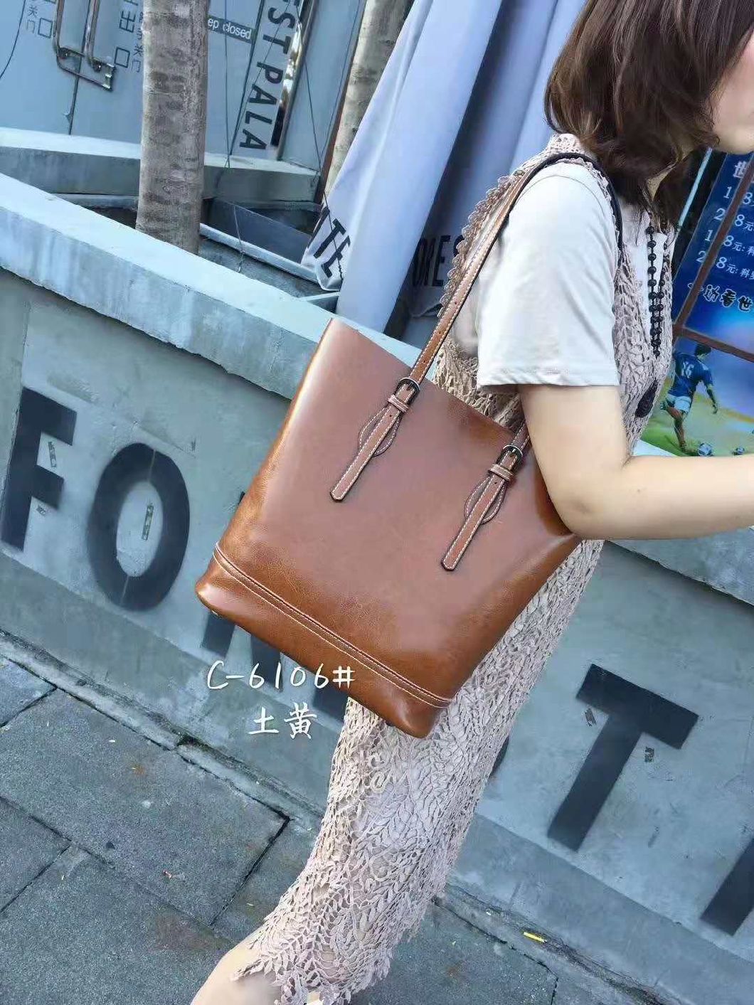 Ladies Handbag Hand Bags High Quality Replica Handbag Black and White Hot Sell Shoulder Lady Bag Simple Women Bag Women Bag Lady Handbag (WDL014564)