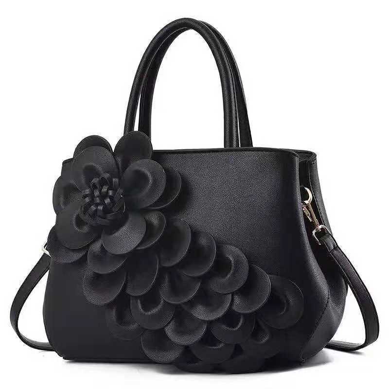 Lady Handbags Wholesale Fashion Handbags Leather Handbags Tote Bag Lady Handbag Woman Handbag Flower Bag (WDL014550)