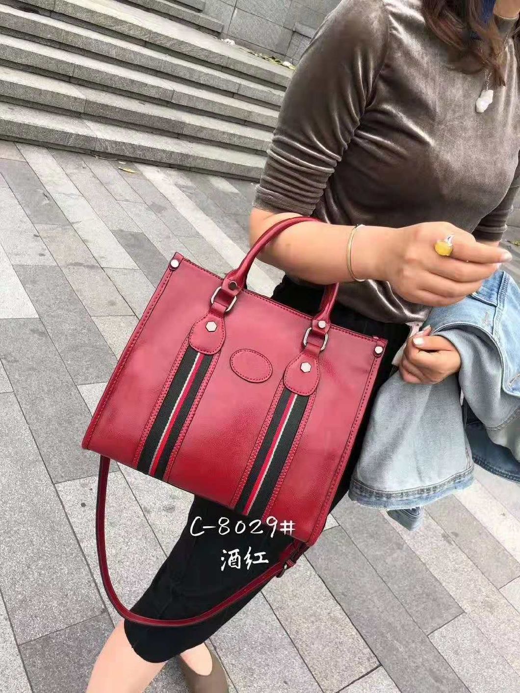 Ladies Handbag Hand Bags High Quality Replica Handbag Black and White Hot Sell Shoulder Lady Bag Simple Women Bag Women Bag Lady Handbag (WDL014562)