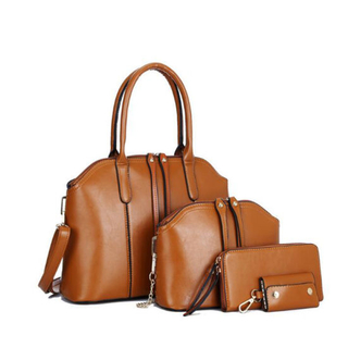 New 4PCS Lady Handbags Women Bags 4in1 Ladies Handbags Set Purse Card Holder (WLD0703)