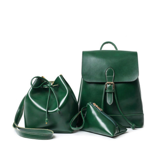 3PCS Set Lady Backpack Bucket Purse Fashion Shoulder Bag (WDL0845)