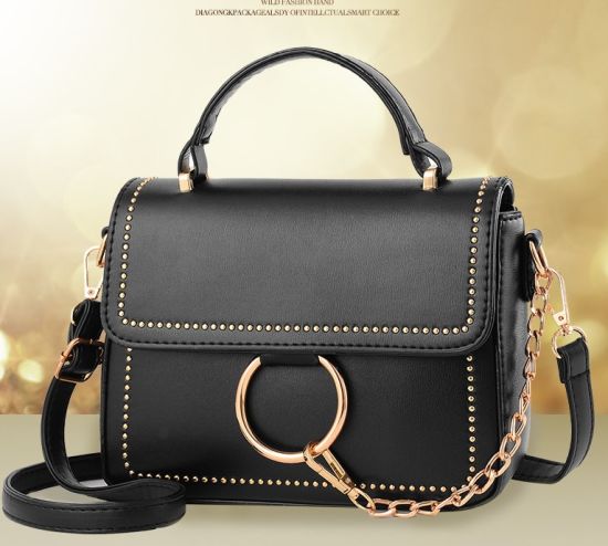 Crossbody with Circles and Chain Fashion Handbags (WDL0202)