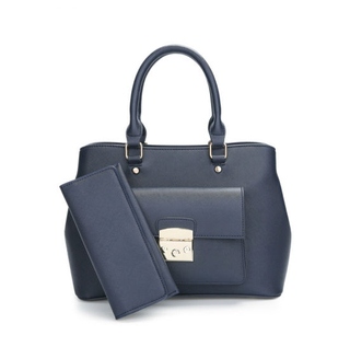 2PCS Set Women Handbag Lady Work Bag with Purse (WDL0833)