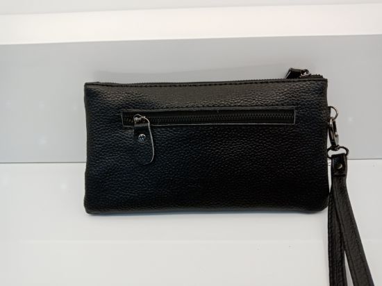 Genuine Leather Clutch Bag Women Flower Bag Promotional Bag (WDL0425)