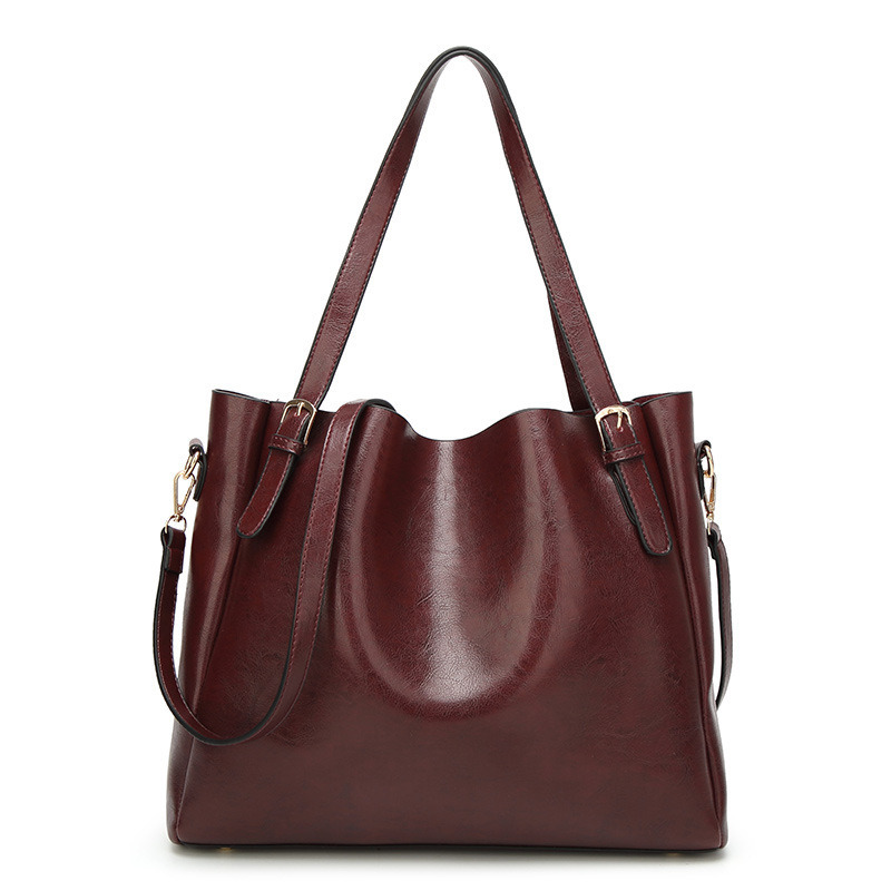 PU Splicing Lady Tote Mummy Bag Shopping Fashion Handbag Ladies Bag Designer Handbags (WDL0209)