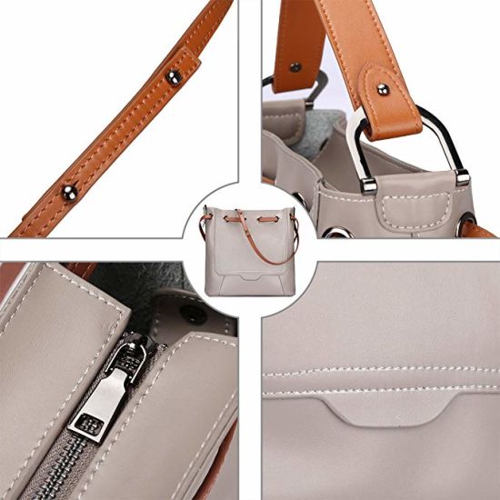 Bucket Bag Fashion Lady Handbag Designer Bag PU Leather Bags Ladies Handbag (WDL01470)