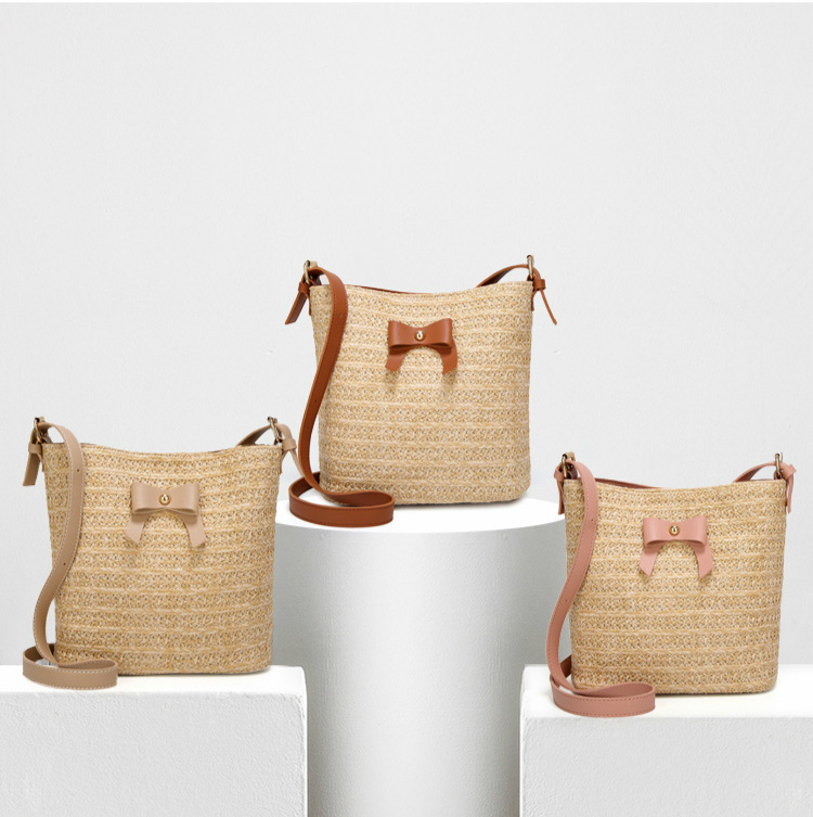 Ladies Handbag Straw Bag Promotion Crossbody Bag New Fashion Bag Women Leisure Shoulder Bag