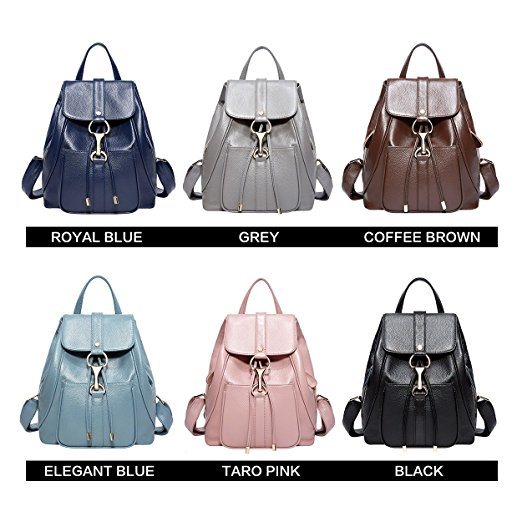 Simple Lady Promotional PU Leather Backpack Hot Sell High Quality Backpack School Student Backpack (WDL0552)
