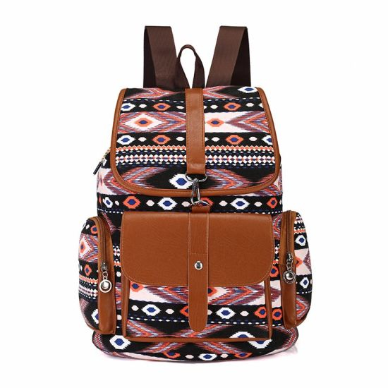 Omen Canvas Backpacks Ladies Shoulder Bag Rucksack Schoolbags (WDL0940)