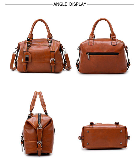 Boston Women Bag Vintage Four Belts Shoulder Bags Sequined Women Handbags (WDL0886)